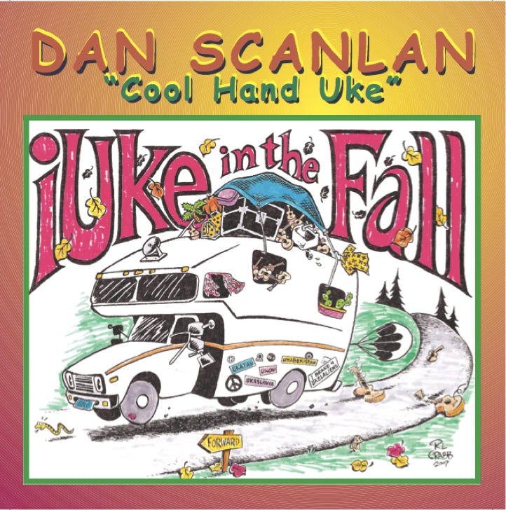 Cool Hand Uke's "iUke in the Fall" CD of original tunes on ukulele.